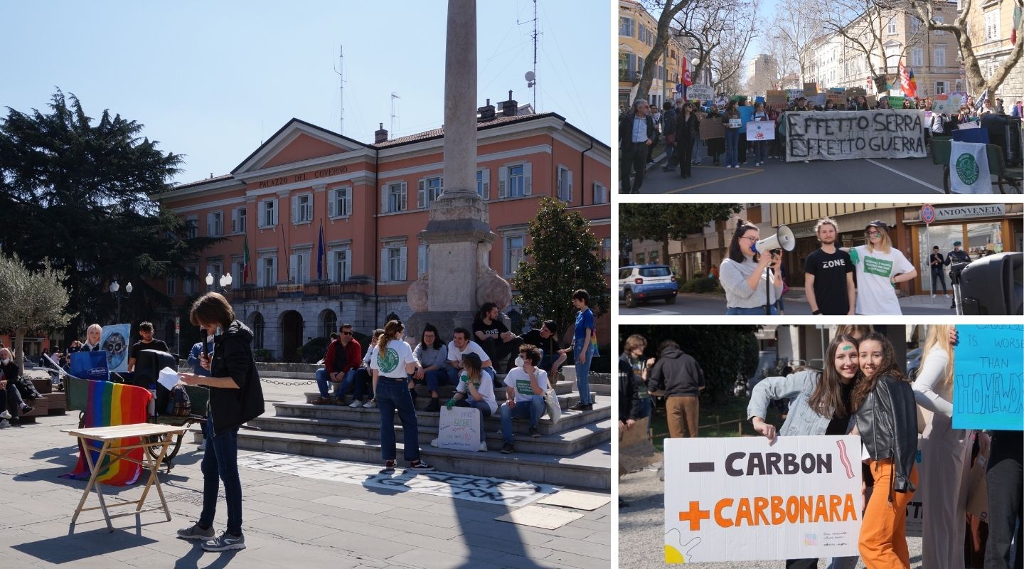 Immagine per I ragazzi tornano in piazza per il clima, «ignorati dal sindaco di Gorizia»